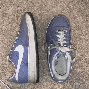 Nike GOAT Air Force 1 light blue